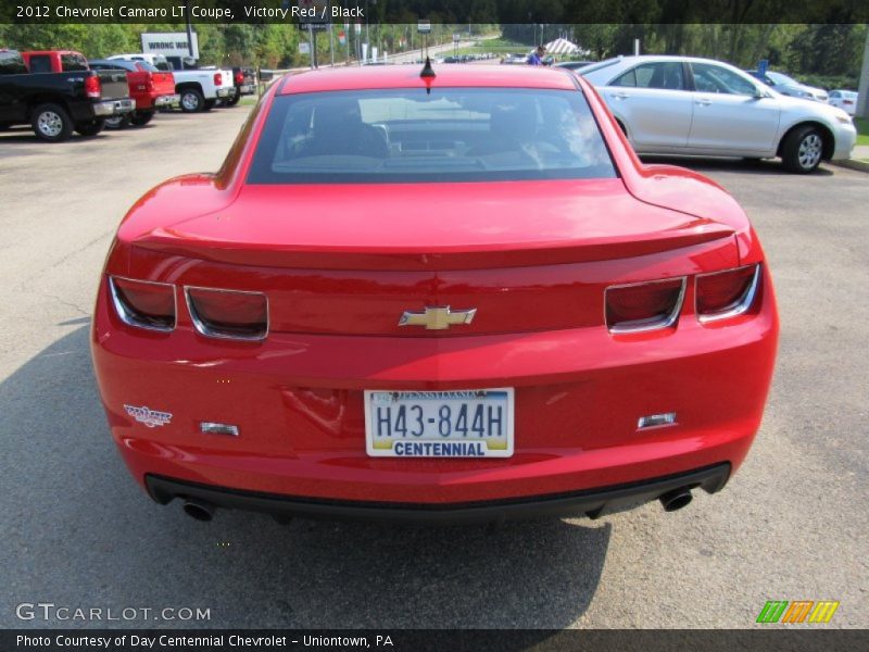 Victory Red / Black 2012 Chevrolet Camaro LT Coupe