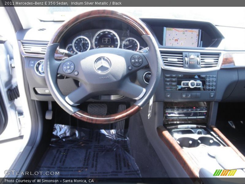 Iridium Silver Metallic / Black 2011 Mercedes-Benz E 350 Sedan