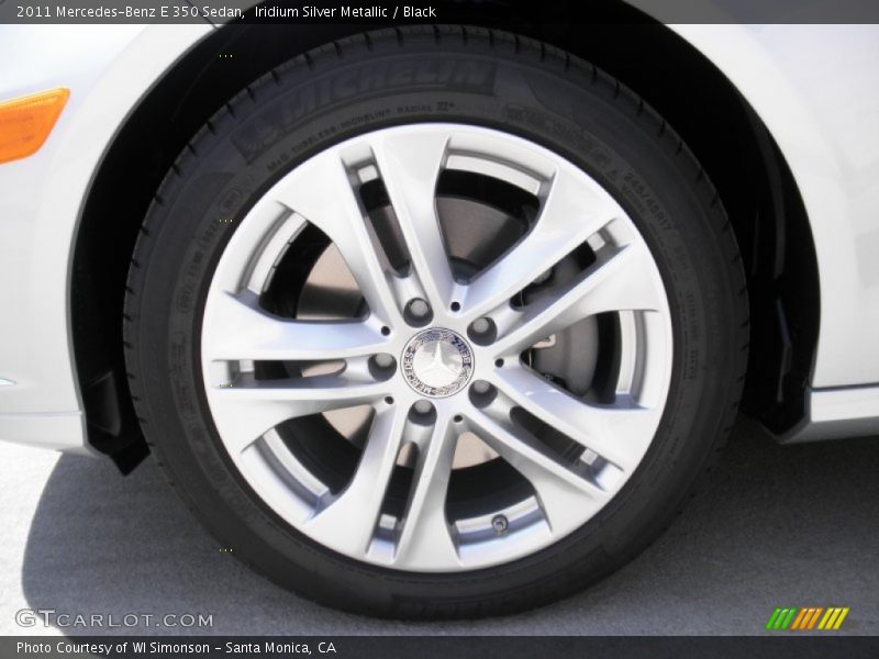 Iridium Silver Metallic / Black 2011 Mercedes-Benz E 350 Sedan