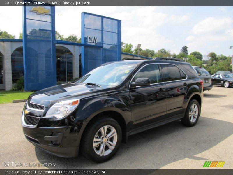 Black / Jet Black 2011 Chevrolet Equinox LT AWD