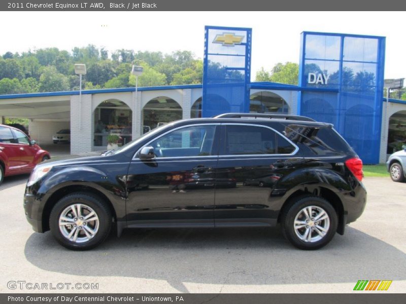 Black / Jet Black 2011 Chevrolet Equinox LT AWD