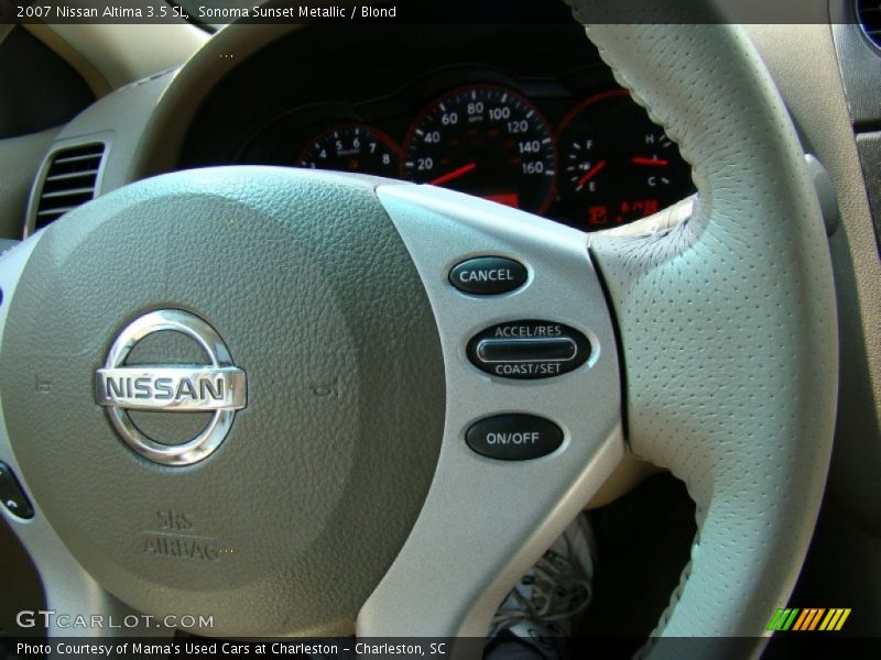 Sonoma Sunset Metallic / Blond 2007 Nissan Altima 3.5 SL