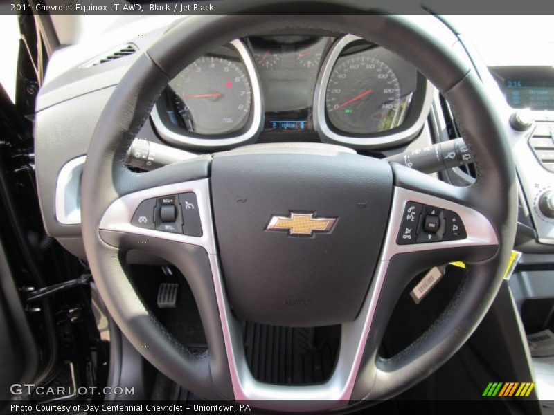 Black / Jet Black 2011 Chevrolet Equinox LT AWD