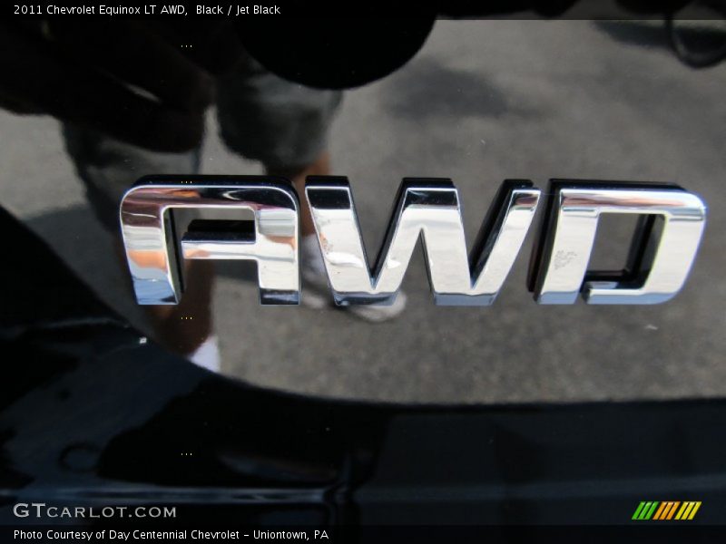 Black / Jet Black 2011 Chevrolet Equinox LT AWD