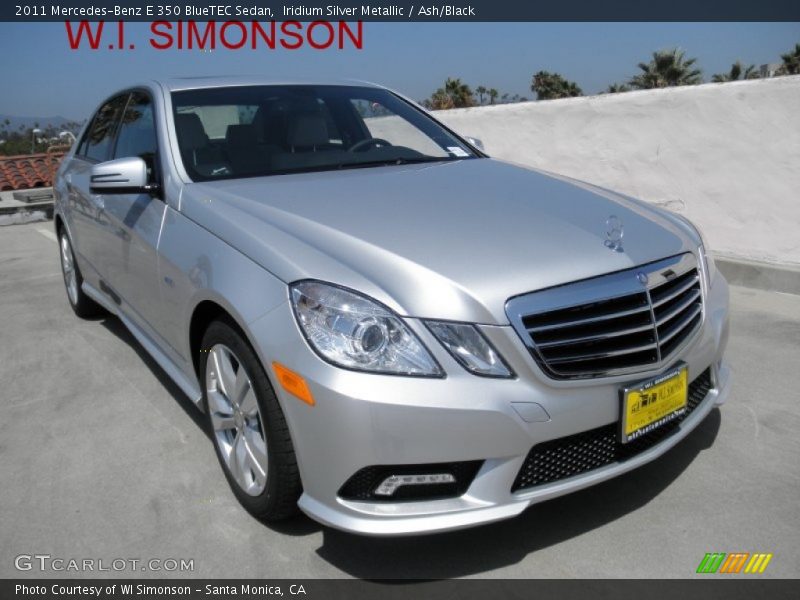 Iridium Silver Metallic / Ash/Black 2011 Mercedes-Benz E 350 BlueTEC Sedan