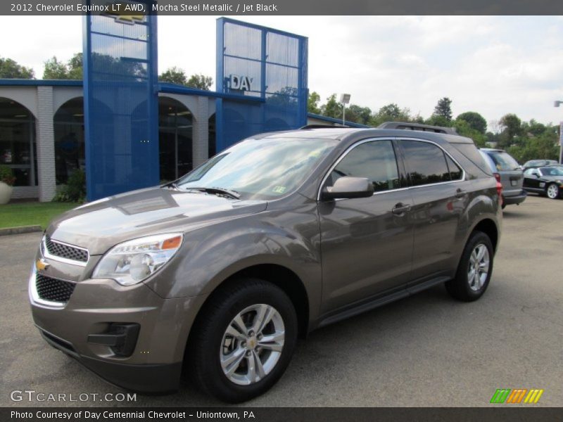 Mocha Steel Metallic / Jet Black 2012 Chevrolet Equinox LT AWD