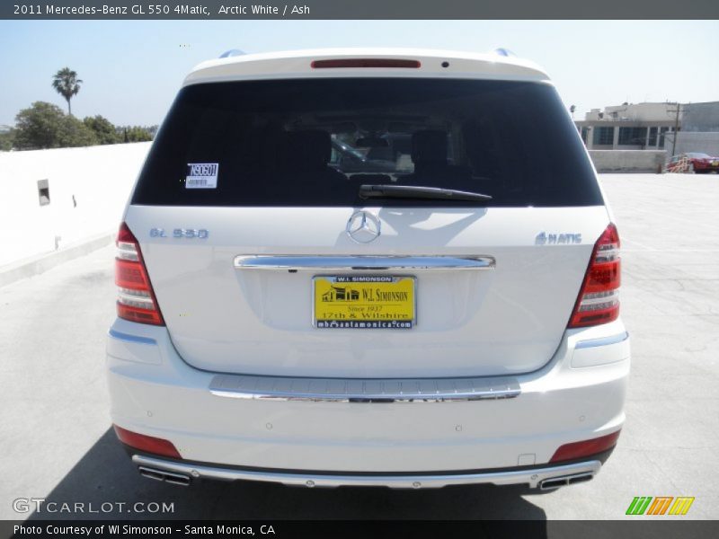 Arctic White / Ash 2011 Mercedes-Benz GL 550 4Matic