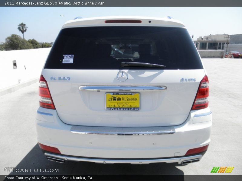 Arctic White / Ash 2011 Mercedes-Benz GL 550 4Matic