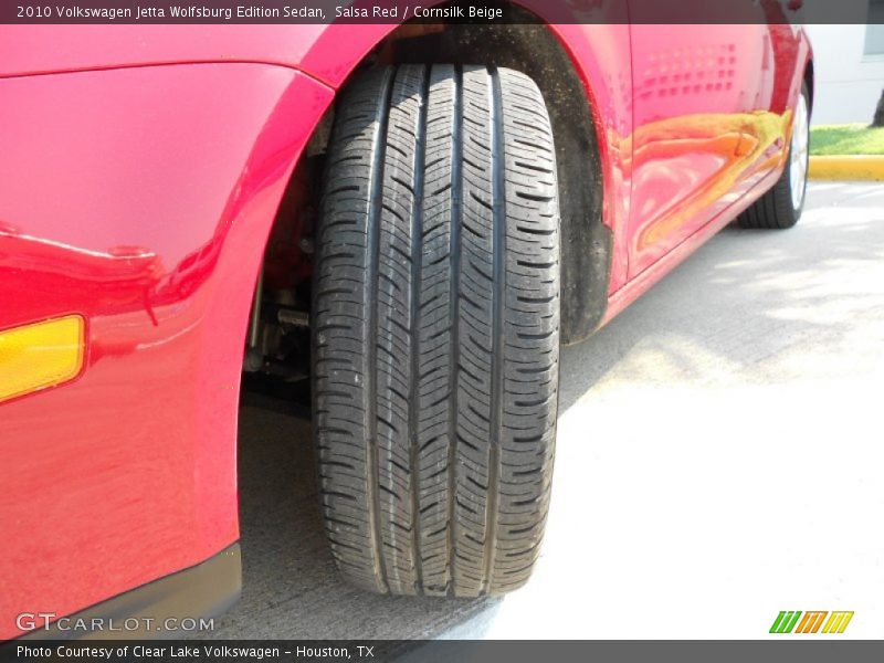 Salsa Red / Cornsilk Beige 2010 Volkswagen Jetta Wolfsburg Edition Sedan