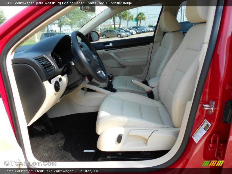  2010 Jetta Wolfsburg Edition Sedan Cornsilk Beige Interior