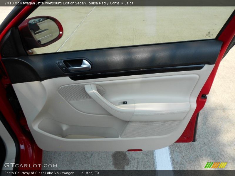 Salsa Red / Cornsilk Beige 2010 Volkswagen Jetta Wolfsburg Edition Sedan
