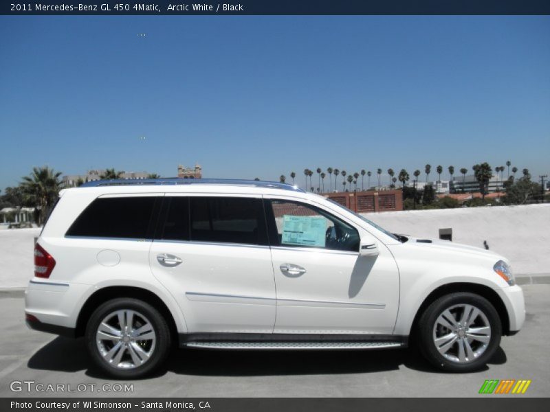 Arctic White / Black 2011 Mercedes-Benz GL 450 4Matic