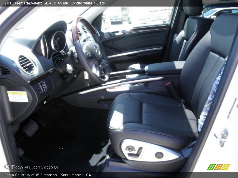 Arctic White / Black 2011 Mercedes-Benz GL 450 4Matic