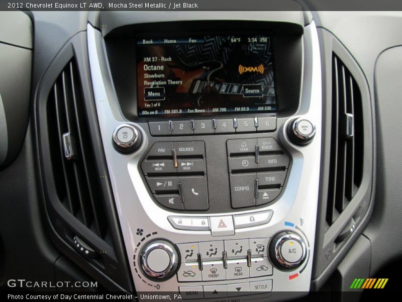 Controls of 2012 Equinox LT AWD