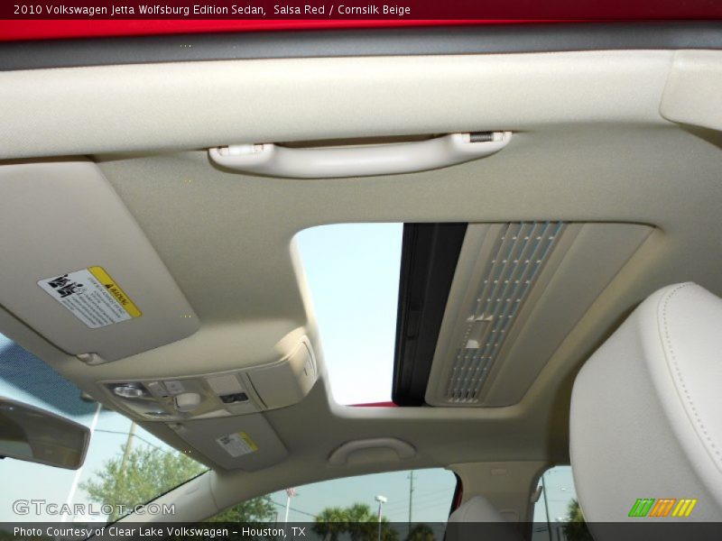 Salsa Red / Cornsilk Beige 2010 Volkswagen Jetta Wolfsburg Edition Sedan