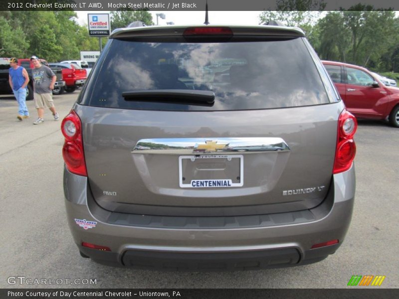 Mocha Steel Metallic / Jet Black 2012 Chevrolet Equinox LT AWD