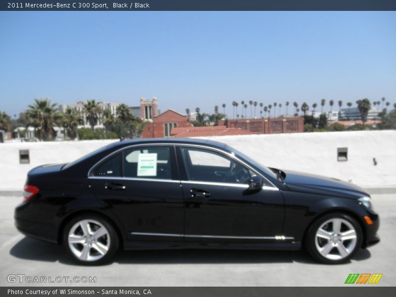 Black / Black 2011 Mercedes-Benz C 300 Sport