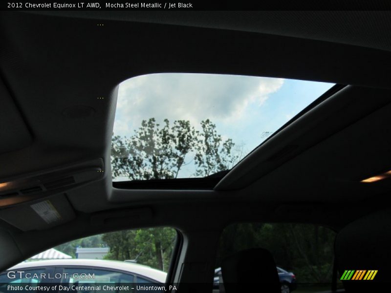 Mocha Steel Metallic / Jet Black 2012 Chevrolet Equinox LT AWD