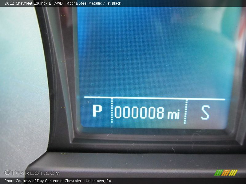 Mocha Steel Metallic / Jet Black 2012 Chevrolet Equinox LT AWD