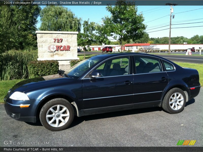 Shadow Blue Metallic / Beige 2004 Volkswagen Passat GLS Sedan