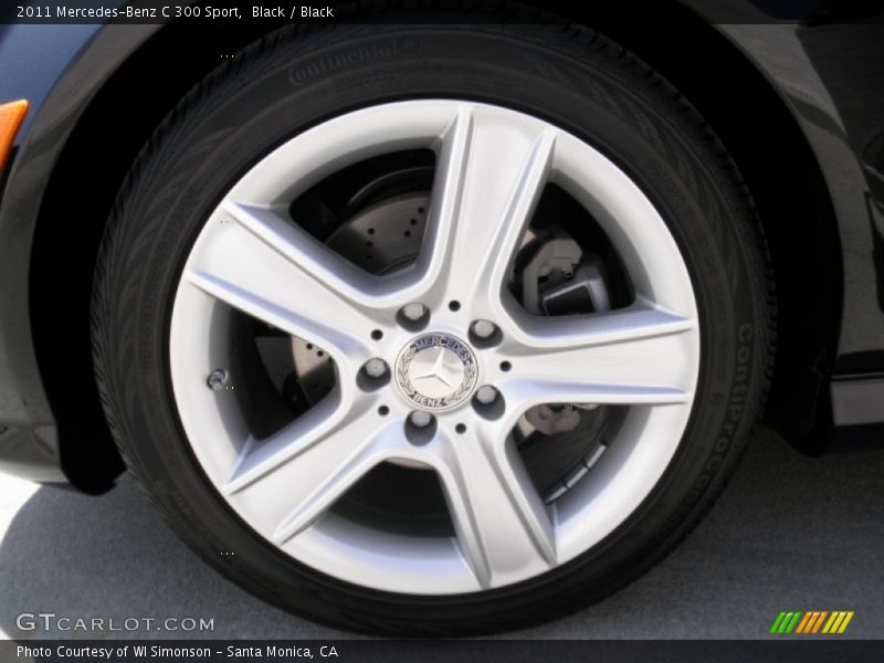 Black / Black 2011 Mercedes-Benz C 300 Sport