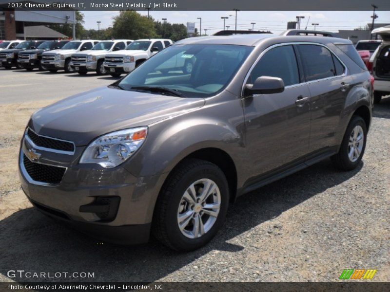 Mocha Steel Metallic / Jet Black 2012 Chevrolet Equinox LT