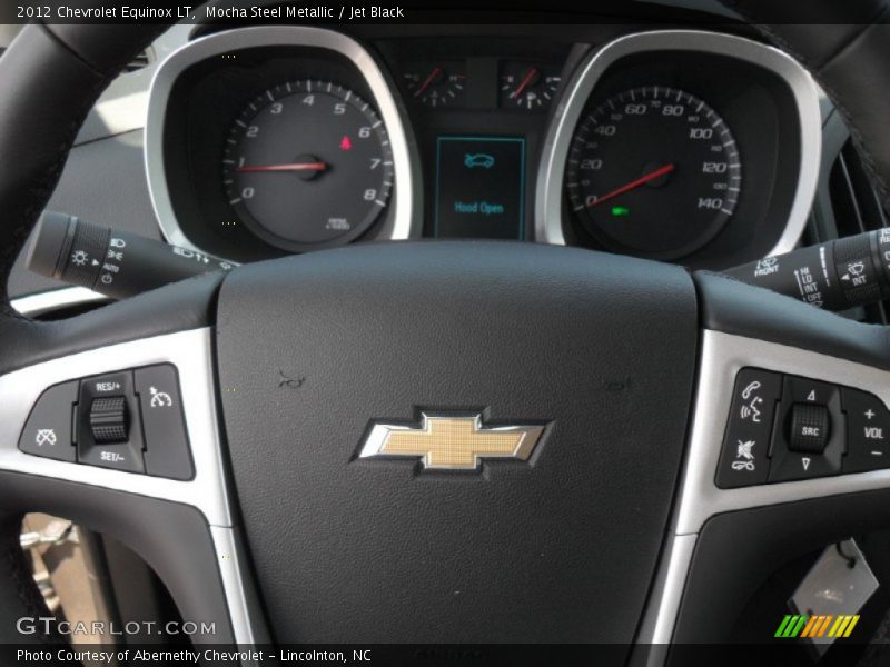 Mocha Steel Metallic / Jet Black 2012 Chevrolet Equinox LT