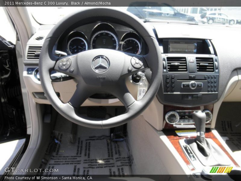 Black / Almond/Mocha 2011 Mercedes-Benz C 300 Luxury