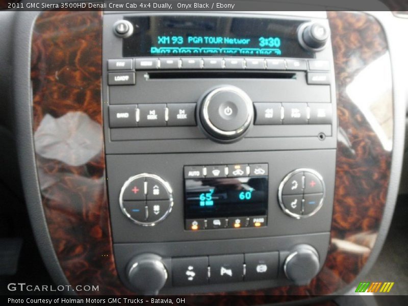 Onyx Black / Ebony 2011 GMC Sierra 3500HD Denali Crew Cab 4x4 Dually