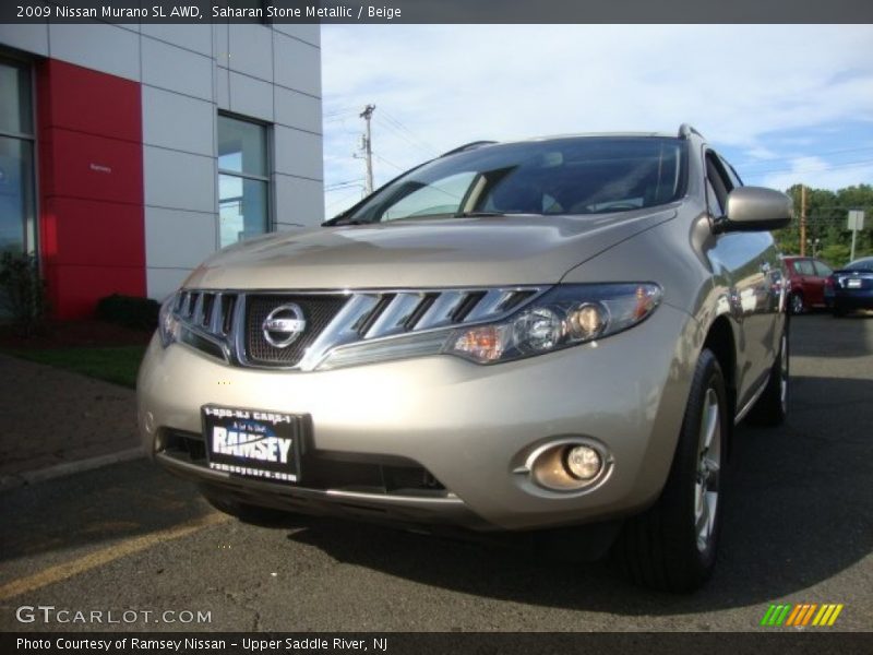 Saharan Stone Metallic / Beige 2009 Nissan Murano SL AWD