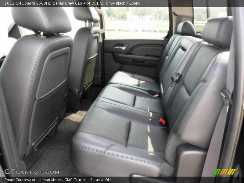 Onyx Black / Ebony 2011 GMC Sierra 3500HD Denali Crew Cab 4x4 Dually
