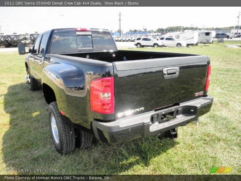 Onyx Black / Ebony 2011 GMC Sierra 3500HD Denali Crew Cab 4x4 Dually