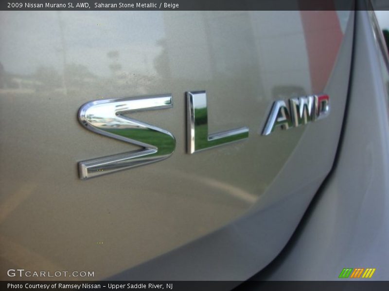 Saharan Stone Metallic / Beige 2009 Nissan Murano SL AWD