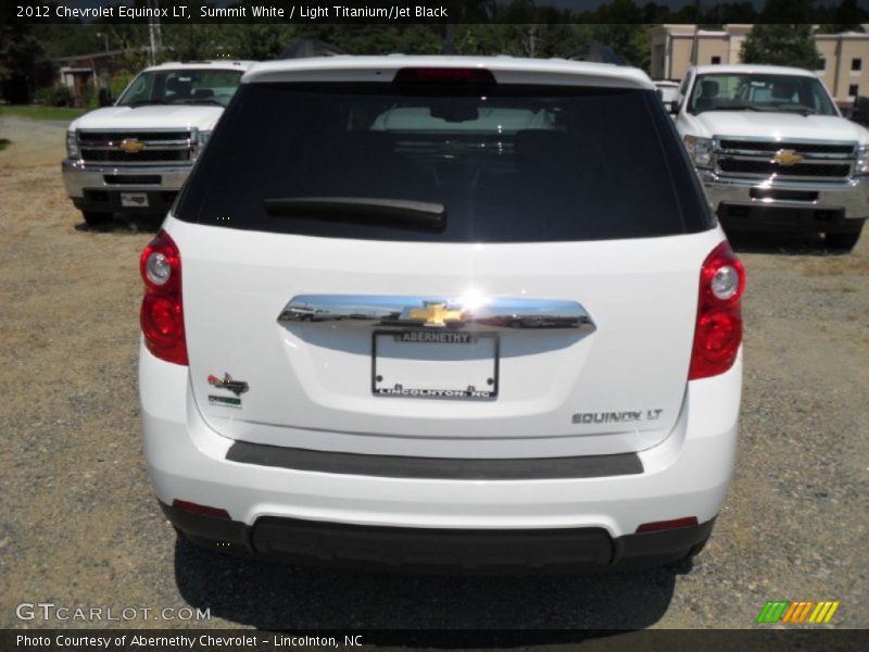 Summit White / Light Titanium/Jet Black 2012 Chevrolet Equinox LT