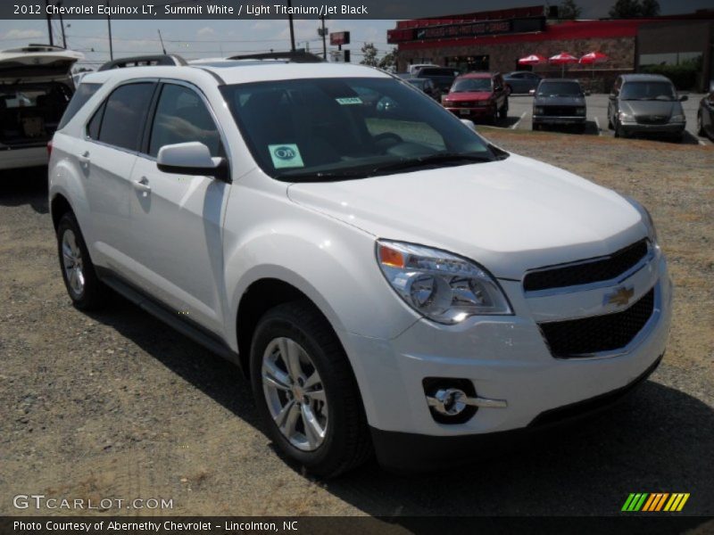 Summit White / Light Titanium/Jet Black 2012 Chevrolet Equinox LT
