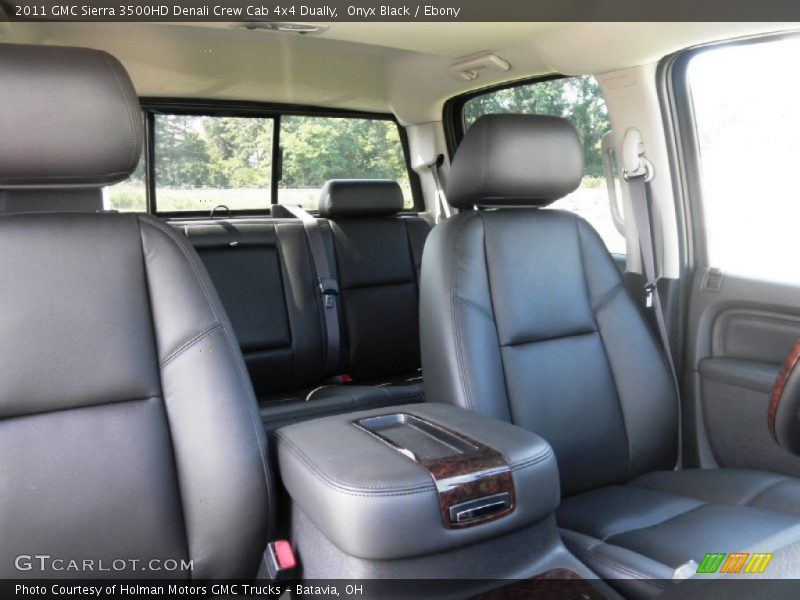 Onyx Black / Ebony 2011 GMC Sierra 3500HD Denali Crew Cab 4x4 Dually