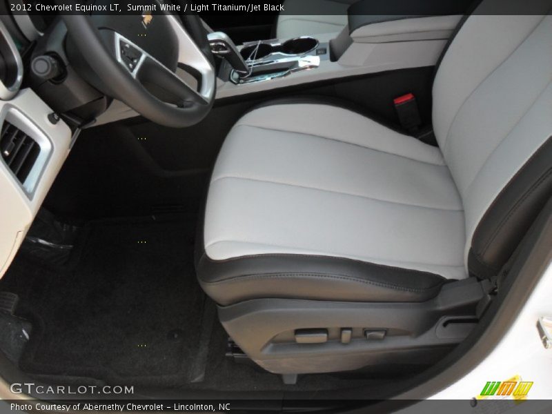  2012 Equinox LT Light Titanium/Jet Black Interior