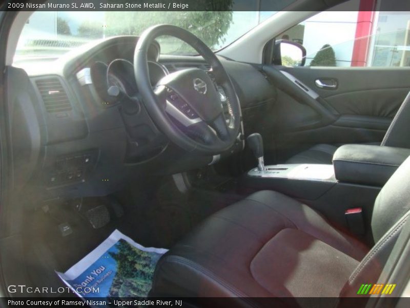 Saharan Stone Metallic / Beige 2009 Nissan Murano SL AWD