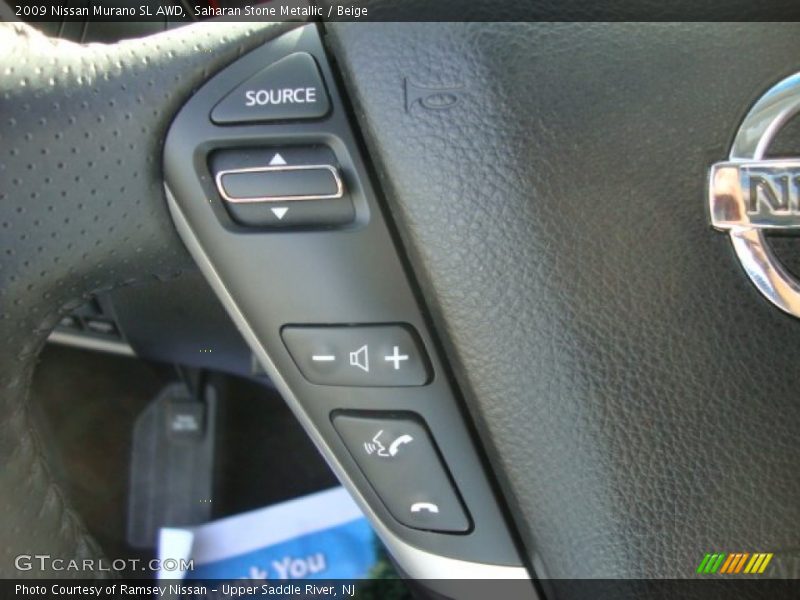 Saharan Stone Metallic / Beige 2009 Nissan Murano SL AWD