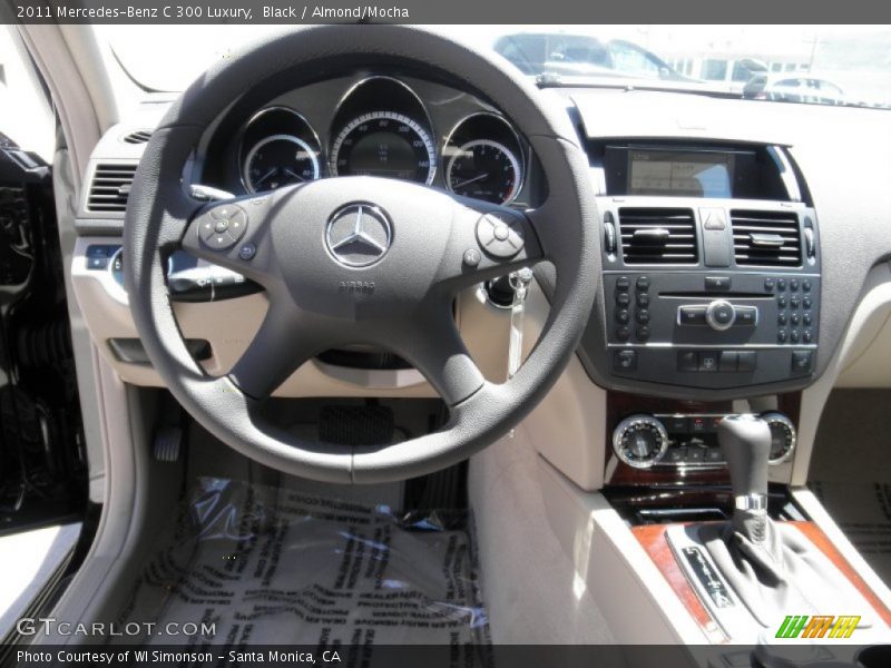 Black / Almond/Mocha 2011 Mercedes-Benz C 300 Luxury