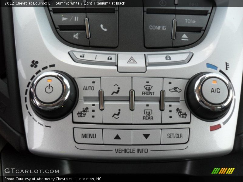 Controls of 2012 Equinox LT