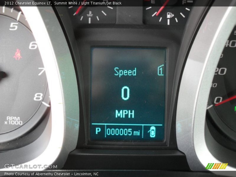 Summit White / Light Titanium/Jet Black 2012 Chevrolet Equinox LT