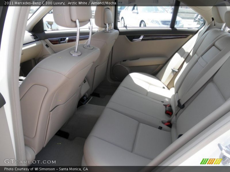 Arctic White / Almond/Mocha 2011 Mercedes-Benz C 300 Luxury