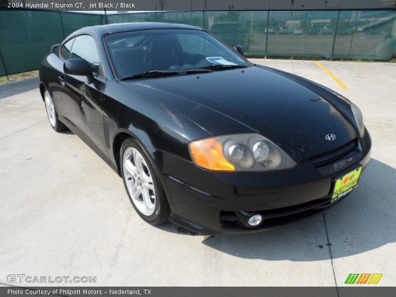 Jet Black / Black 2004 Hyundai Tiburon GT