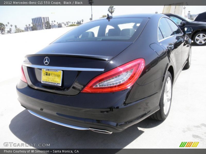 Black / Black 2012 Mercedes-Benz CLS 550 Coupe