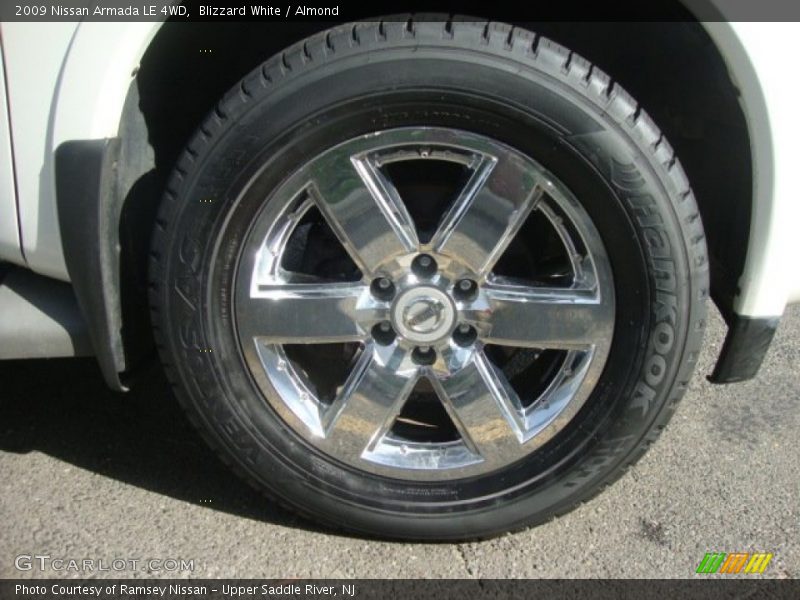 Blizzard White / Almond 2009 Nissan Armada LE 4WD