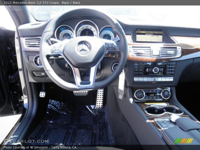 Black / Black 2012 Mercedes-Benz CLS 550 Coupe