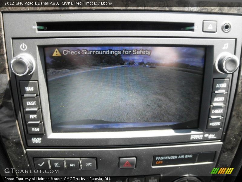 Crystal Red Tintcoat / Ebony 2012 GMC Acadia Denali AWD