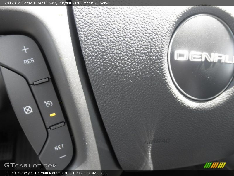 Crystal Red Tintcoat / Ebony 2012 GMC Acadia Denali AWD