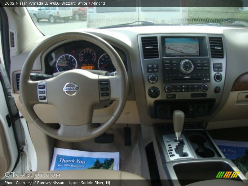 Blizzard White / Almond 2009 Nissan Armada LE 4WD
